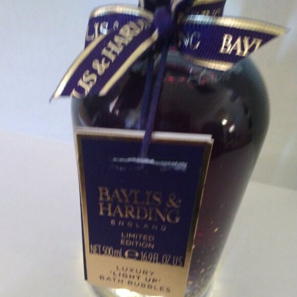 Baylis & Harding England Luxury Midnight Fig & Pomegrante Bath Bubbles 500ml - Picture 2 of 4